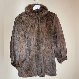 Vintage Wilsons Rabbit Fur Jacket